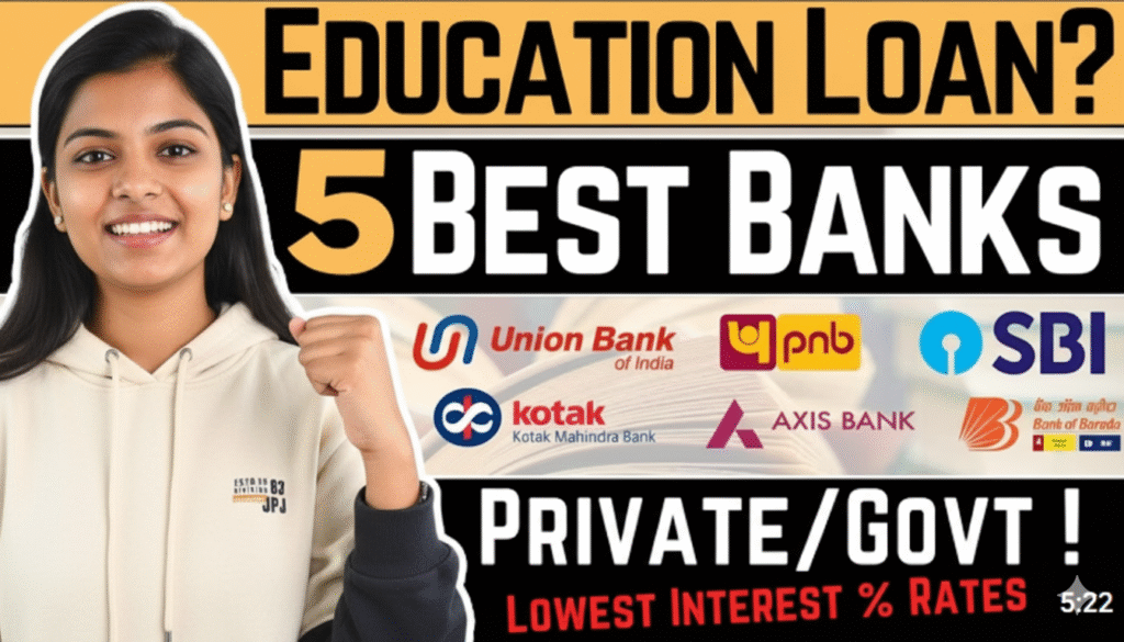 Top 5 Education Loan Providers in India